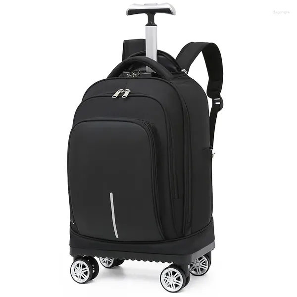 Valigie zaino per il carrello per valigie da viaggio con ruote di grande capacità a ruote a ruote scolastiche per laptop bagagli per bagagli