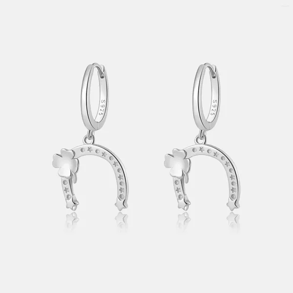 Orecchini per borchie Vewant 925 Sterling Sterling Circle a due vie Round