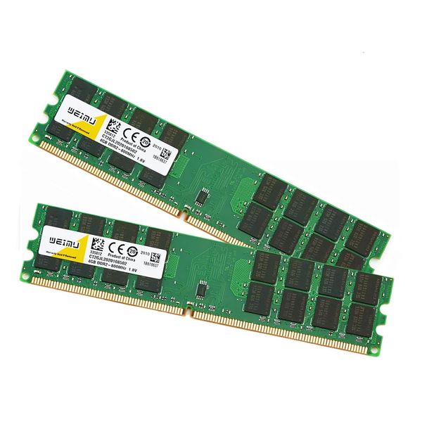 DDR2 2G 4G 8G 16 GB Memoria RAM PC2 5300 6400 667 800 MHz 1,8 V Speicher DDDR2 RAM für AMD Motherboard 231221