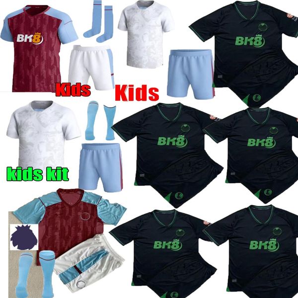 23 24 Diaby Soccer Jerseys Kit Kit Home 2023 2024 Aston Villas Football camisa Treinando Camisetas Mings McGinn Buendia Watkins Maillot Foot