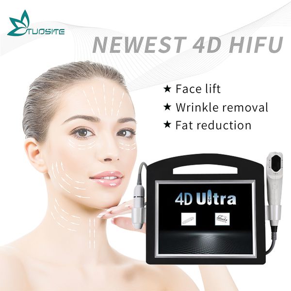 2024 MACCHINA ATTUALI ATTUALI 4D HIFU Anti Wrinkle Vmax Hifu Corpo Mini portata portatile Hifu