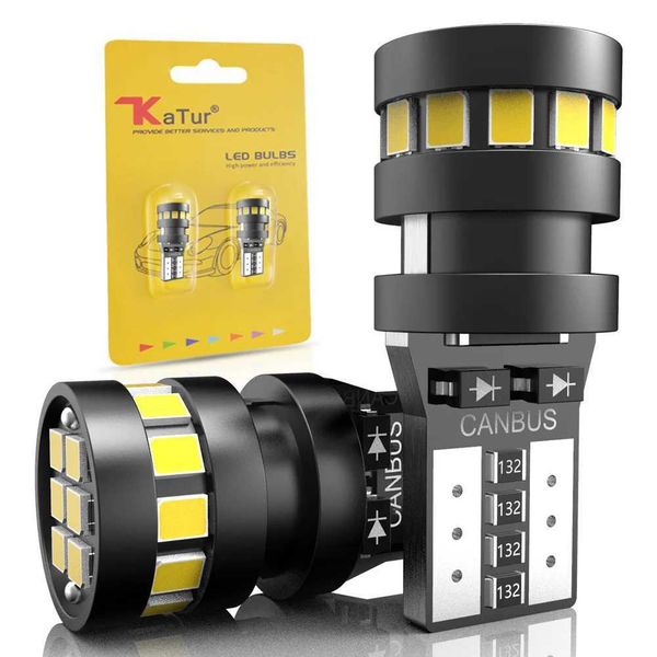 2x WW T LED Canbus Nessun errore W v w lm super luminoso auto luminosa laterale late