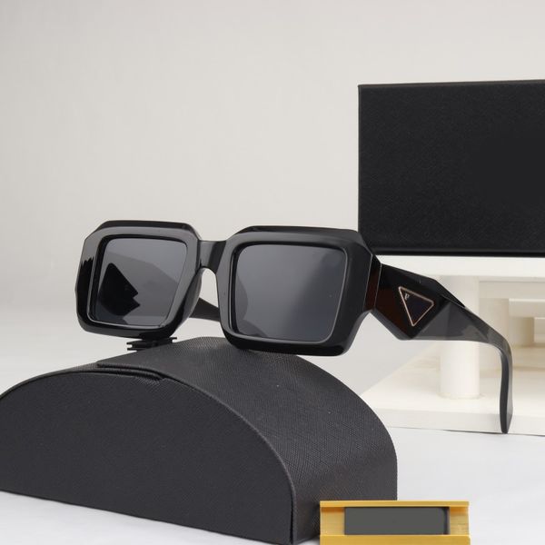 Occhiali da sole di lusso per vetri di design a cornice rettangolo femminile Gafas de sol -triangolo famoso Simple classico Designer Sun occhiali da sole FA032