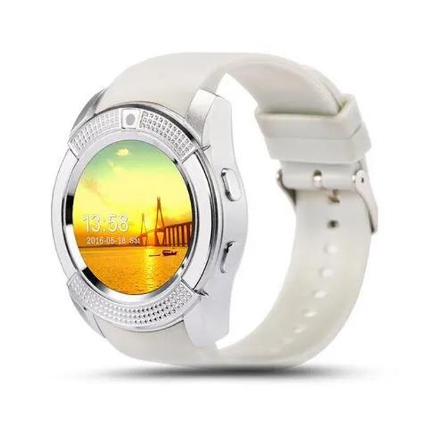 Uhren GPS Smart Watch Bluetooth Smart Touchscreen Armbanduhr mit Kamera/SIM -Kartensteckplatz wasserdichte Smart Watch für iOS Android Phone Wat Wat