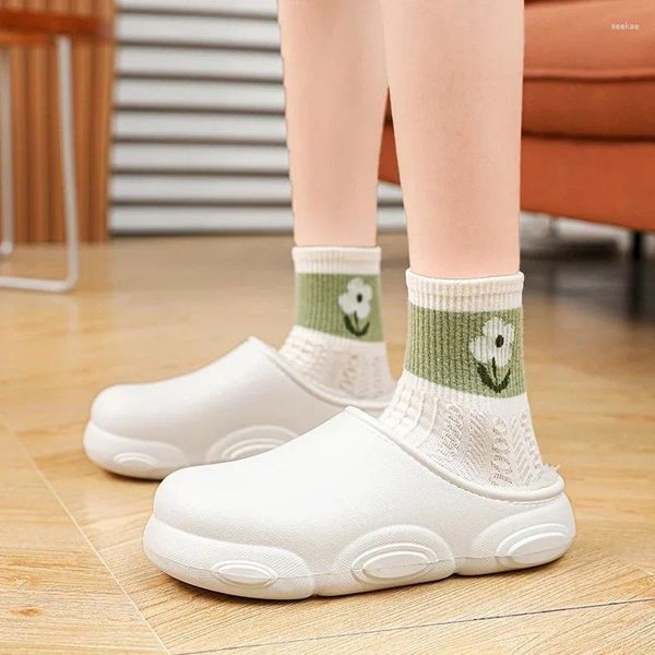 Terlik 2023 Adam için Yüksek Kaliteli Ayakkabı Slip-On Erkekler Kısa Peluş Yuvarlak Toe Sıradan Katı Sıcak Tut