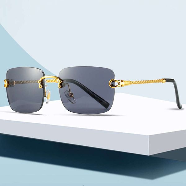 Desginer Cartera Sonnenbrille Mode Sonnenbrille Herren- und Frauen neue rahmenlose Twist Metal Bein Sonnenbrille Mode personalisierte optische Rahmen Sonnenbrille