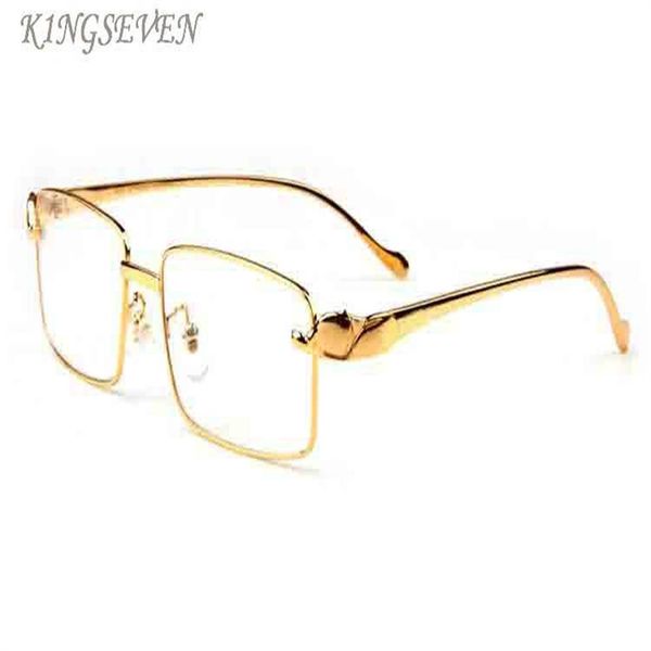 occhiali da sole ciclistica di moda per uomini donne bicchieri di bufalo corno argento oro leopardo telaio senza bordo occhiali da sole nera marrone 270y