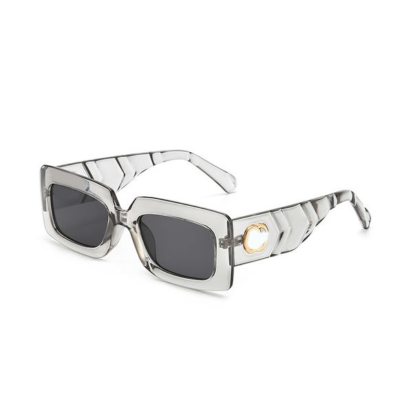 Óculos de sol de grandes dimensões de luxo vidros de designer de luxo para homens Mulheres ampla moldura plástica estampa de leopardo Sonnenbrille tons elegantes designers óculos de sol Hiphop Cool FA048