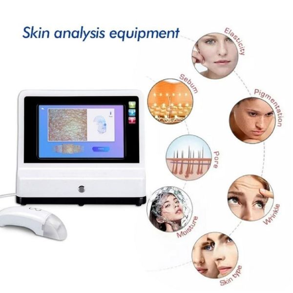 Другое косметическое оборудование ЖК -дисплей Digital Skin Skin Meter Care Content Content Detector Monitor Monitor Tool