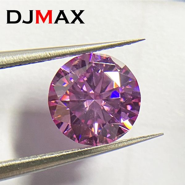 Djmax 1 10ct nadir pembe gevşek taş kırmızı mor renk vvs1 mükemmel kesim elmaslar 231221