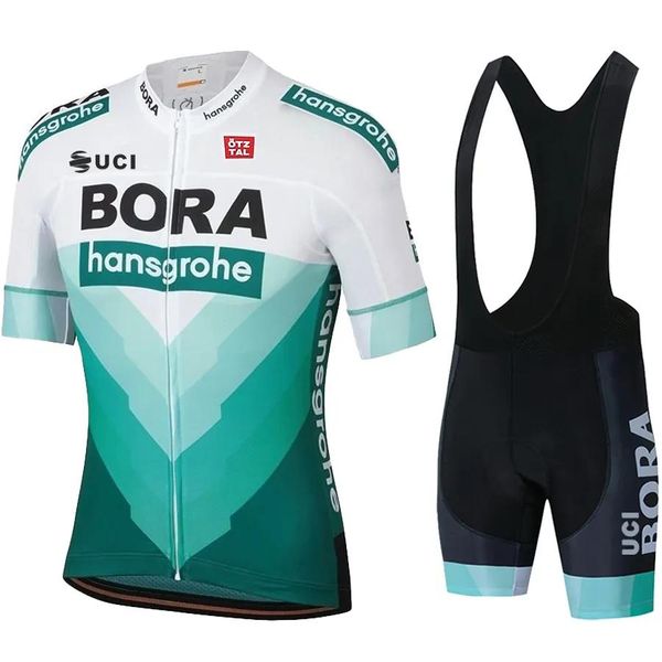 Set maglia ciclistica set giacca da uomo UCI bora pantaloni da bycicle man by bici estate pro team maschio set sports outfit mtb abiti vestiti gel 23