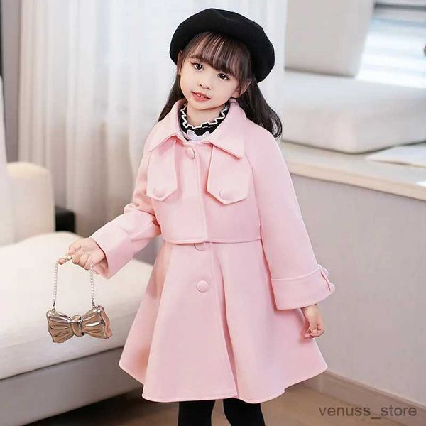 Abiti da ragazza bambina abbigliamento inverno autunno set bambina abito di lana per esibirsi per bambini abiti da abbigliamento per bambini