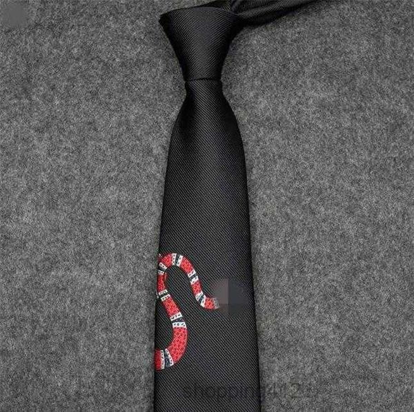 2023 MENS DESIGNER TRA IN TITA DI SETA TRATTO SLING SLIN MENS CONSEGNA Stretti uomini d'affari Jacquard Woven Necktie Set 7,5 cm con scatola A2