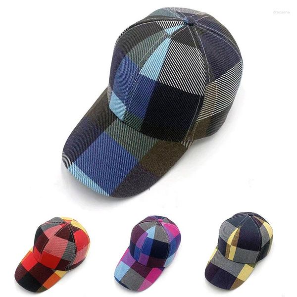 Ball Caps 2023 Hat Women Four Seasons Commory Patcwork Cap Patchwork Street Trend Sun Baseball