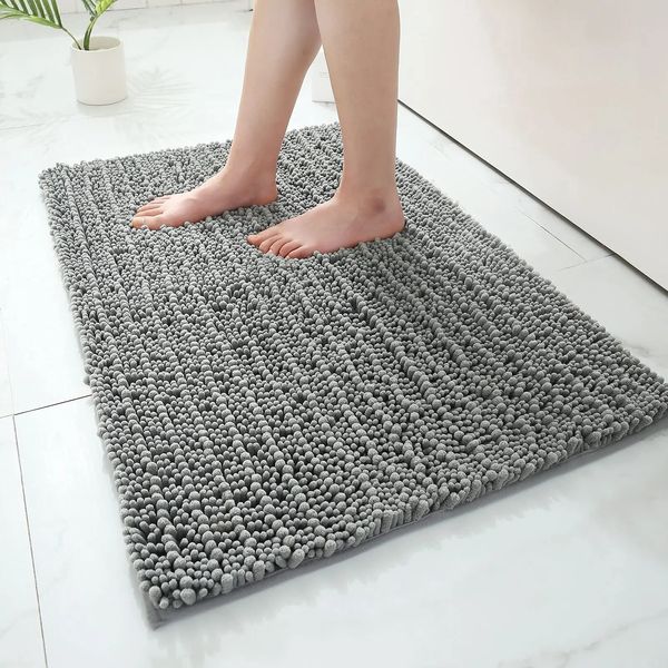 Olanly Chenille Apressent Bath Mats Краткое сухое напольное украшение.