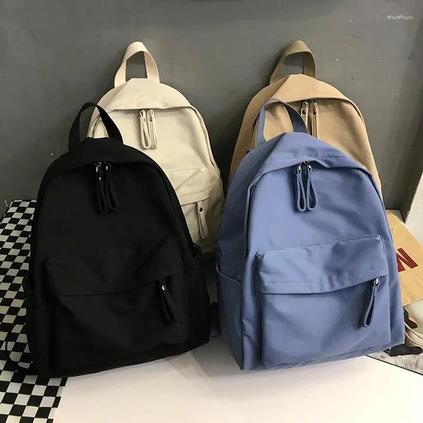 Stume da stoccaggio Backpack Fashion Canvas Women Anti-Lohe Sphey Borse School per adolescenti ragazze backapck