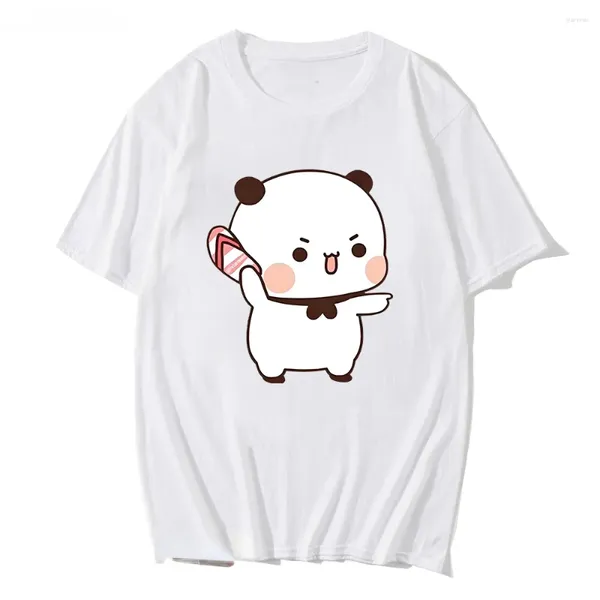 Erkekler Tişörtleri Güzel Bubu Dudu'ya parmak arası terlik atıyor çünkü gömlek Tişört Tshirt Kawaii Kadın Giysileri Erkek Üstler Grafik