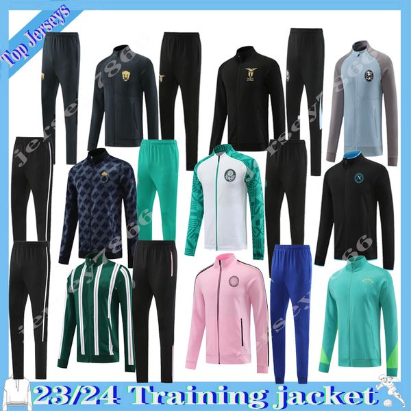 23 24 Brazils Lazio Naples Miami Real Madrids Fußball -Trailsuits Sets H.Meritao Tracksuit Rashford Barella Survetement Madride Training Football Kit Jacke