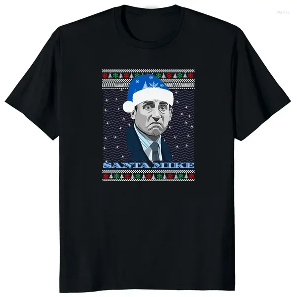 Magliette da uomo divertente The Office TV Show Shirt Men Christmas Tops Cartoon T-shirt Michael Scographic Tees Fashion Unisex