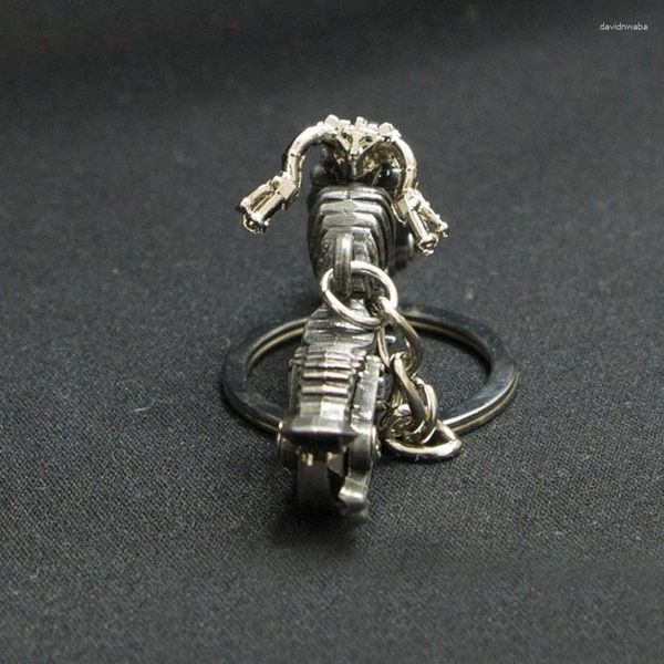 Schlüsselanhänger Großhandel Motorrad Schlüsselkette Persönlichkeit Schädel Auto Ring Charme Bag Anhänger Geschenk Schlüsselbund Schmuck Schmuck