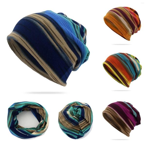 Ball Caps Autumn Inverno Cappello Beanie Men Womenthin Cappelli a maglia Scesini di teschi berretti flanella Flanella Calda cofano unisex Multifunzione Multifunzione Capo