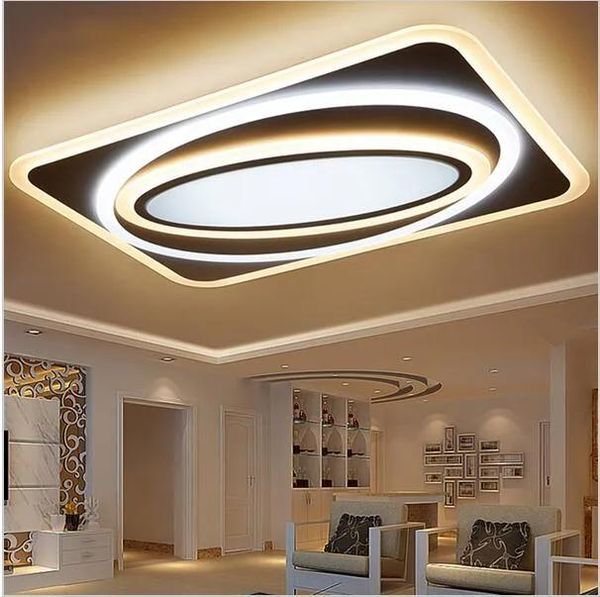 Lichter moderne Acryl -LED -Deckendecke Leuchttiere quadratische Kronleuchterbeleuchtung für Wohnzimmer Schlafzimmer Dekoration