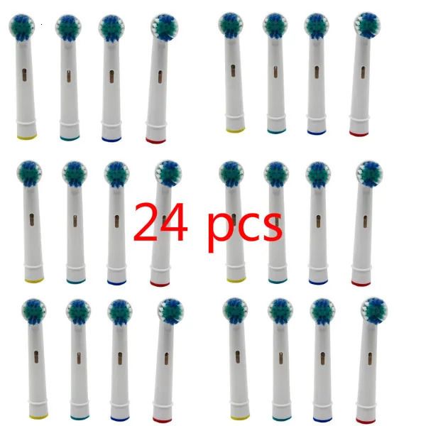 24PCS Mode Zahnbürsten Kopf B Elektrische Zahnbürsten Ersatzköpfe für orale Vitalität Hygiene H7JP 231222