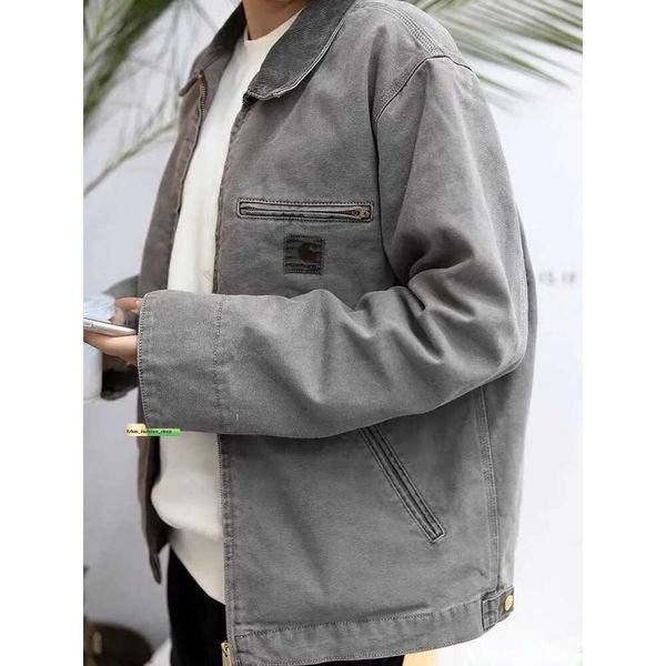 Carhart Jacket 2023 Мужская куртка рабочая одежда модная бренда бренд Canvas мыть