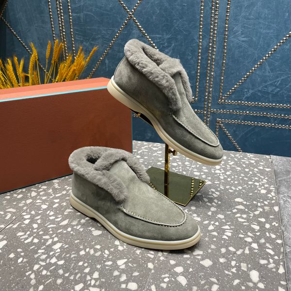 Apri a piedi chukka stivali in pelle scamosciata in cambio designer di pellicce scarpe da donna loro uomini stivali caviglie calda caviglia