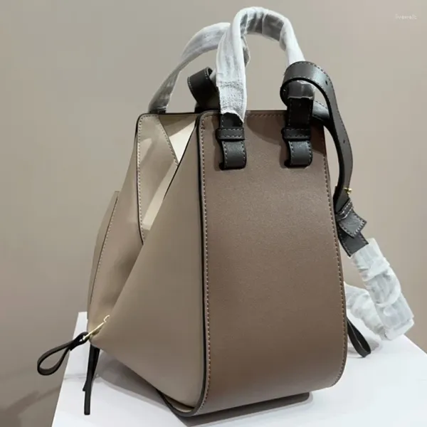 Akşam çantaları moda hamak el çantası kova çantası orijinal deri klasik büyük kapasiteli kadın altındaki omuz crossbody cüzdan