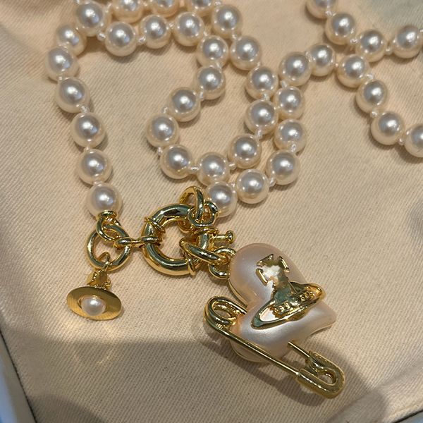 Lady Designer подвесной ожерелья Saturn Beart-Cape Pin