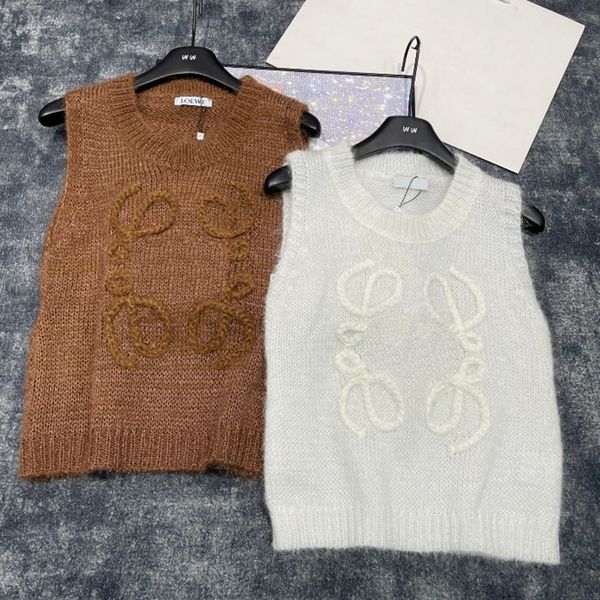 Женские свитеры дизайнерские дизайнерские вязаные пуловные буквы Специалисты.