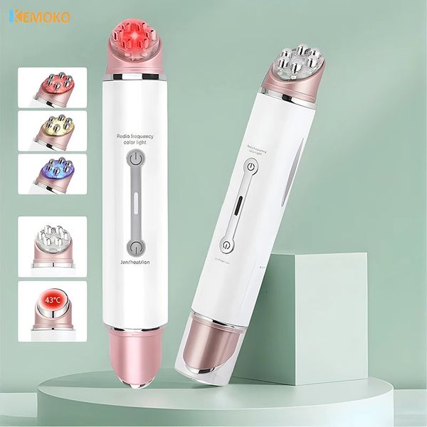 EMS Eye Beauty Device Massager Red Light Sonic Vibration Skin Anti envelhecimento Face aperte a compactação Remova os círculos escuros 231221