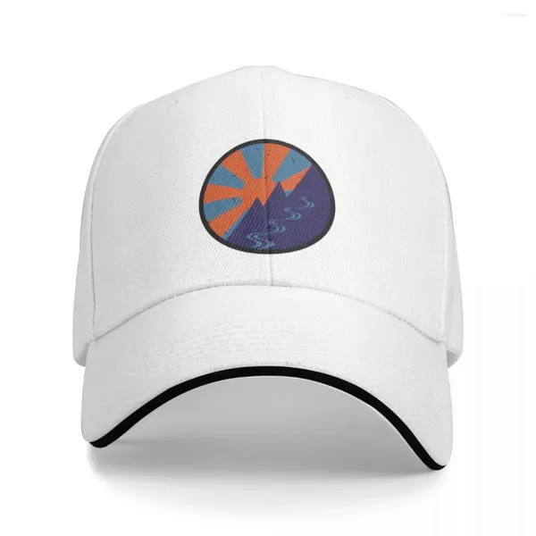 Ball Caps First Ski Tracks LeewardDesign Baseball Cap Visor Wild Hat Hat Trucker Men Women's