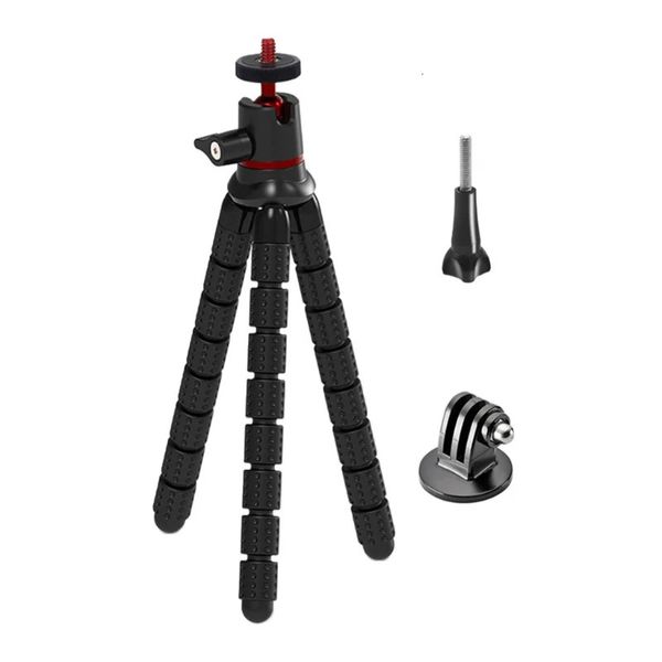 STAFFA DEL TRIPIDE OCTOPUS TRIPODE PER GOPRO11 10 9 STABILITORE PELLE PELLE PELLE SPORT 231221