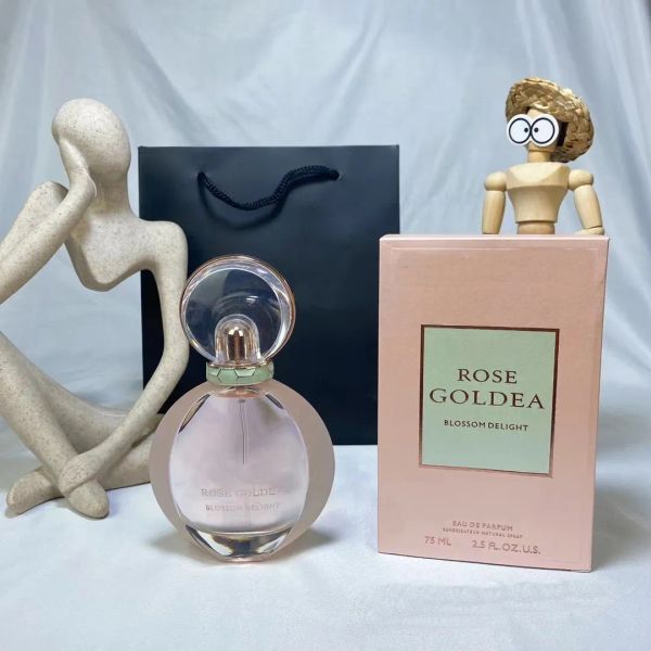 Lüks marka gül goldea blossom lezzet parfüm 75ml kadınlar fragras eau de parfum uzun ömürlü iyi koku meyve çiçek bayan kız kolonya doğal sprey