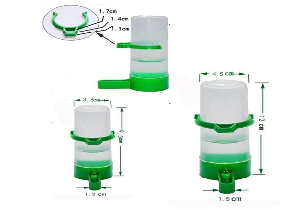 Altre forniture per uccelli 65150 ml di alimentatore bevitore Wacher con clip per budgie di voliera lovebird canary pet dropship frrg2010411