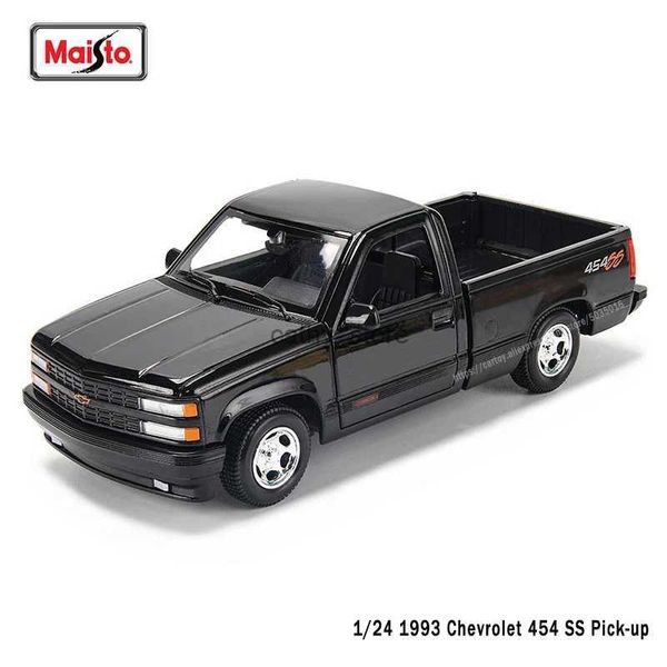 Электрический/RC автомобиль Maisto 1 24 1993 Chevrolet 454 SS Пикап моделирование сплава модель автомобиля поделки украшения коллекция игрушечный инструмент подарок подарок на день рожденияL231223