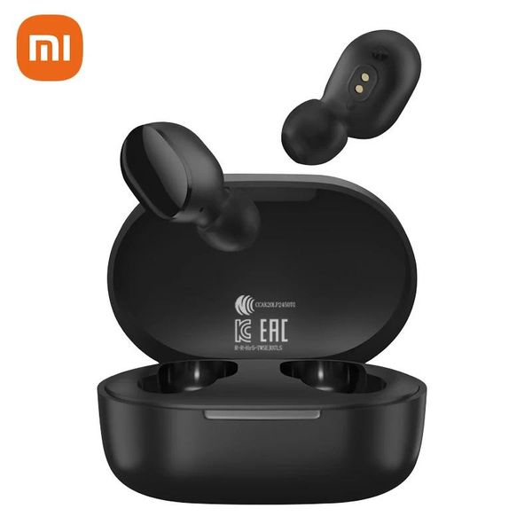 Fones de ouvido xiaomi mi verdadeiros fones de ouvido sem fio Redmi Airdots 2s Bluetooth 5.0 Controle de toque TWS Modo de jogo de fone de ouvido USB c fone de ouvido