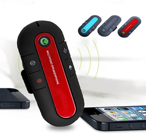 Bluetooth Car Kit Hands FM -передатчик MP3 -плеер с USB -зарядным ремнем.