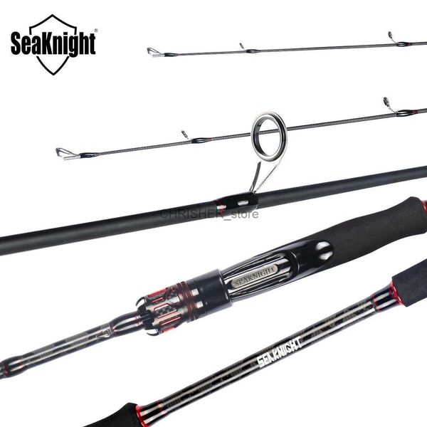 Barche per pesca in barca Seaknight Brand Series Warg Carbon Fishing canna 1,8 m 1,98 m 2,1m 2,4 m K-Guide Ceramica Guide Fasting 2 sezioni Asta Asta 1,5-45GL231223