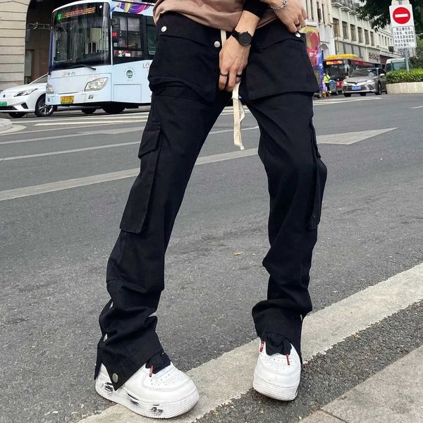 Herren Jeans Übergroße Hosen Fracht Y2K Jogginghose Männliche Männerhosen Mann lässige schwarze Männer Hip Hop Overalls Trendyol Baggy Damen Fashion J231222