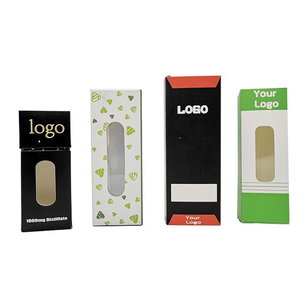 Kundenspezifisches Design Logo Vape Pens Verpackung OEM-Paket Vape-Patronenbox Kindersichere Verpackung Druckpapierbox Batteriepaket E-Zigaretten-Paketbox Kostenloses Design