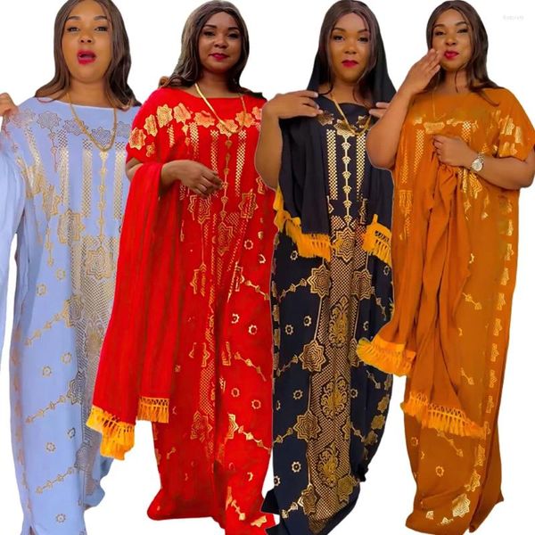 Ethnische Kleidung afrikanische Abendkleider für Satinabdruck Abaya Frauen Muslim Boubou Dashiki Maxi Kleider Truthahn Dubai Kaftan Arabische Robe mit