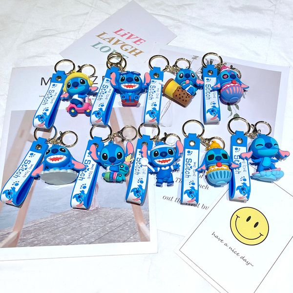 Cartoon niedliche Stadie Keychain Net rot Umschlagbag Puppe Anhänger Kreatives Paar Schlüsselkette Kleine Geschenkgroßhandel