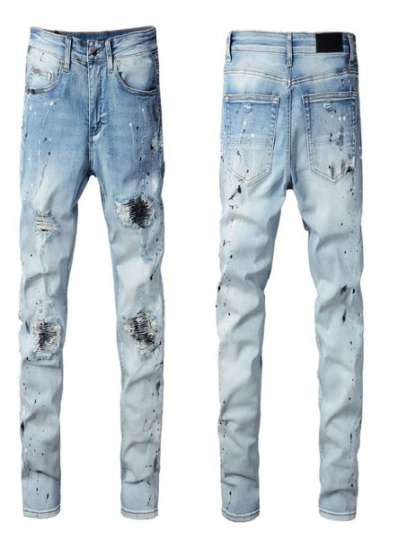 2022SS Mens calças de jeans skinny STATHERS LAVA LIMPE RUMPELO MOTORCIONE LONGO ROCK ROCKGERS RELEGIONS TRUE RELIGIONS MEN TAME28401558580