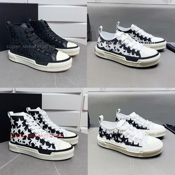 Top Stars Court Sneakers Designer Trainer Männer lässige Schuhe Frauen SKEL SNEAKERS Leinwand Schuhe Schwarz grau weiße Schnüre-up-Plattform Schuhe Größe 35-46