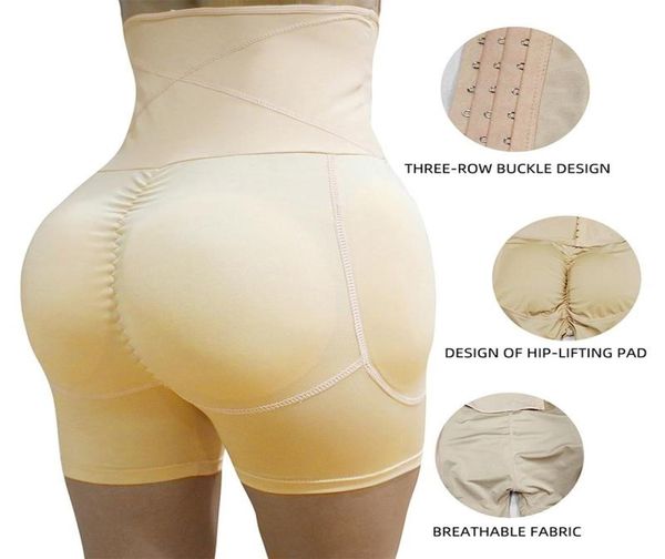 Women039s Shapers Buenhancer para Mulher Taxa Corpo mais fino Shaper Buttlifters Bodysuit Boty Booty in Black and Beige Briefs Fake Ass2423314