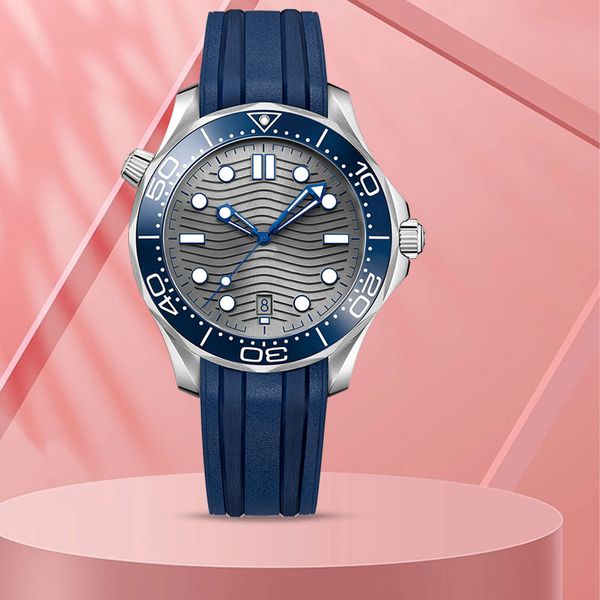 omg masculino assistir relógios mecânicos automáticos Dial Watch Master Watch 41mm Tabela de trabalho Marca de luxo Glow dobring Sapphire Sapphire impermeável Relógio de vidro Relógio