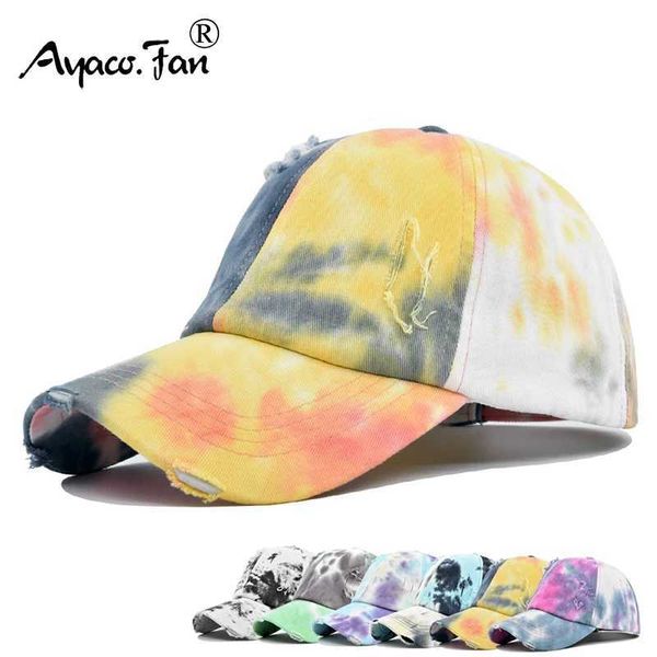 Ball Caps Graffiti Baseball Cap New Sprsunhat Hole Patchwork Мужчины женщины унисекс-подростки хлопковые снимки моды хип-хоп винтаж hat j231223